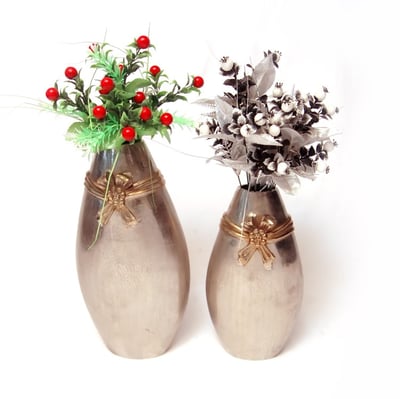aluminium flower vase