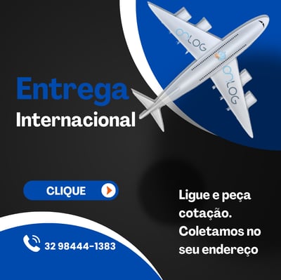 Entrega internacional com a onlog juiz de fora