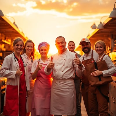 Profesionales de salud y alimentación utilizando soluciones de monitoreo de DISKADI