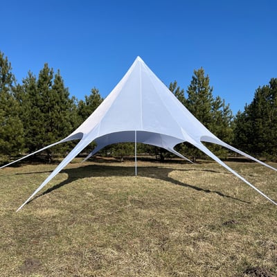 Nuoma Pavėsinės, šešiakampis paviljonas, žvaigždės formos, 14 m