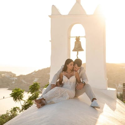 Wedding in Santorini Greece