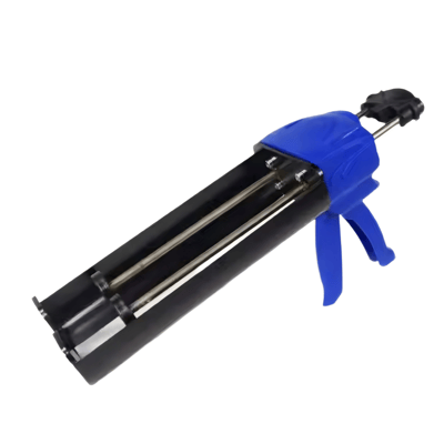 dual cartridge caulking gun