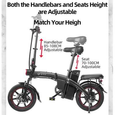 DYU A5 Folding Electric Bike