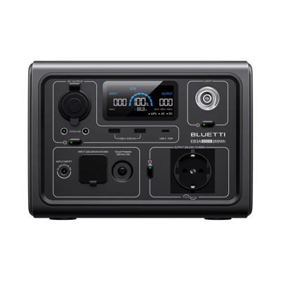 BLUETTI EB3A Portable Power Station 268Wh Capacity