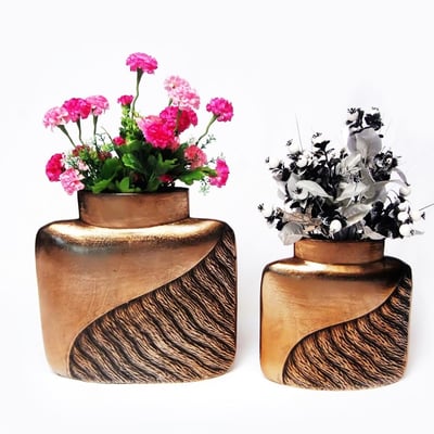 aluminium flower vase