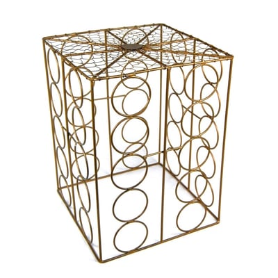 iron wire table