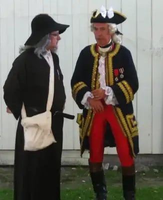 Charles-Alexandre Dron et le marquis de Montalm.