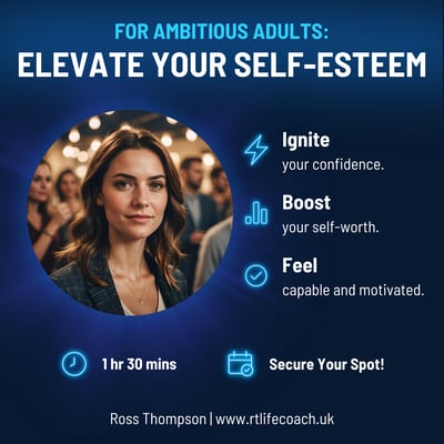 Elevate Your Self-Esteem session to overcome self doubt, boost self confidence & boost self-esteem.
