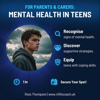 Coaching for Parents: Responding To Mental Health In Teenagers online group session.