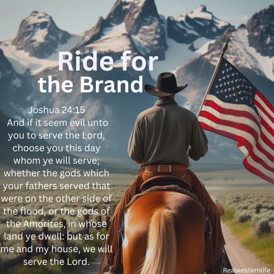 realwesternlife.com The Code of the West Ride for the Brand