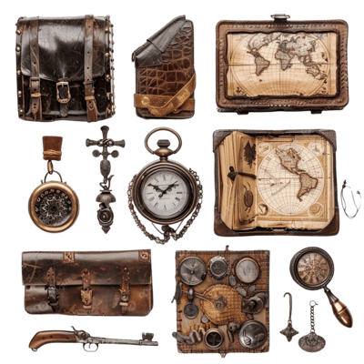 assortment of collectibles