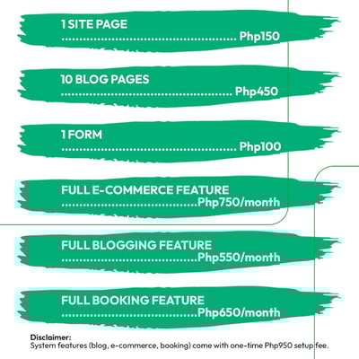 modular website hosting pricing