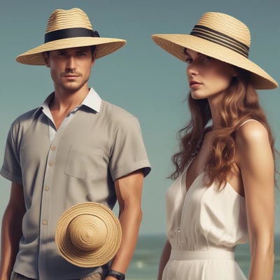 woman wearing round brown hat