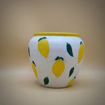 Hand painted with Painted Flower Design