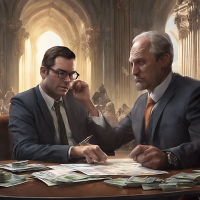 a large group of orange squares and poles