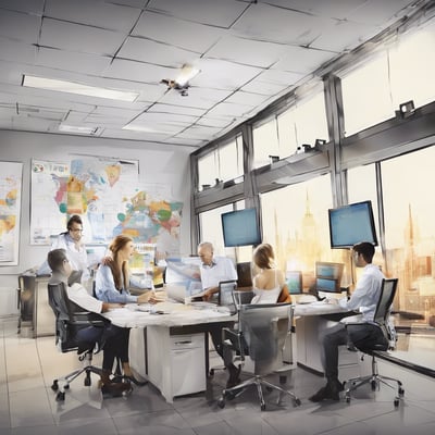 people sitting on chair in front of table while holding pens during daytime