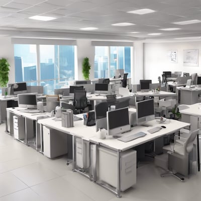 gray computer monitor