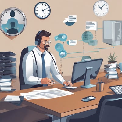 gray computer monitor