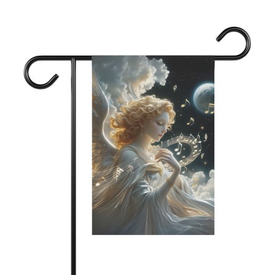 angel garden flag