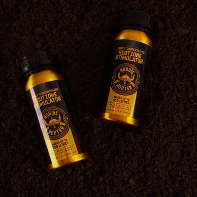 Nordic Rooter 250ml on soil.