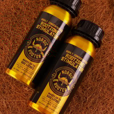 Nordic Rooter 250ml on coir.