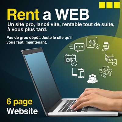a person using a laptop computer with icons representing online shop, web design, responsive design
