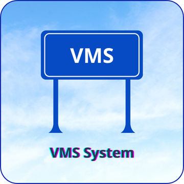 Smart VMS system displaying real-time road alerts, safety messages, and traffic guidance for drivers