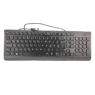 Original Lenovo Slim USB Keyboard Quiet, low-profile keys for a smooth and comfortable typing