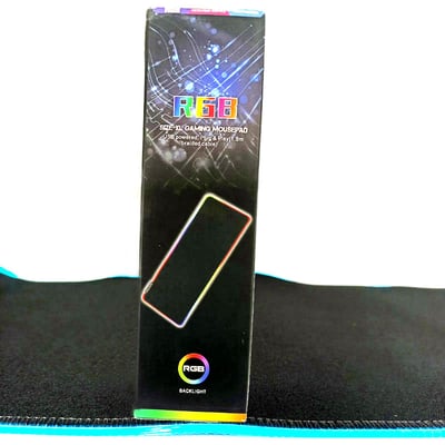 RGB Gaming Mousepad XL Lighting-Enhanced XL Gaming Mat USB Powered Precision Surface with Anti Slip