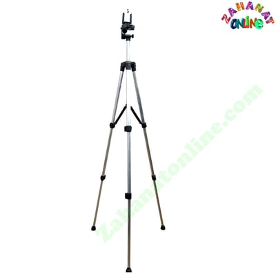 330A tripod stand for mobile, camera, and ring light with aluminum legs and swivel head
