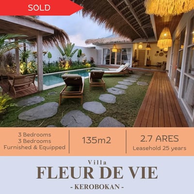 Construction of villas in Bali