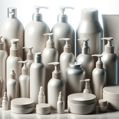 a lot of different types of cosmetic products