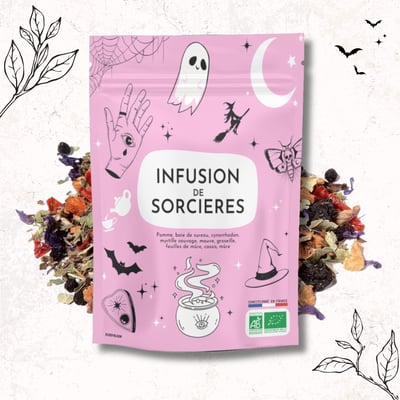 Infusion Tisane Thé de sorcières BIO bloodybloom