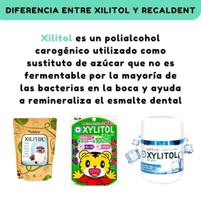 recaldent y xylitol