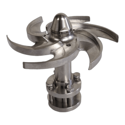FZ INOX pump shaft and impeller