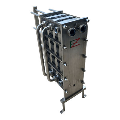 FZ INOX plate heat exchanger, view