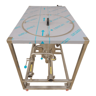 FZ INOX triblender with table, view