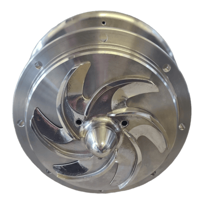 FZ INOX stainless steel impeller, close-up