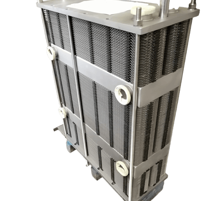 FZ INOX plate heat exchanger installation