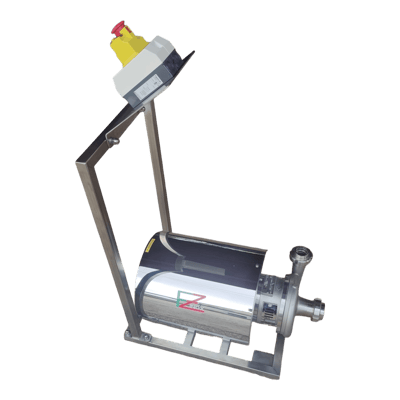 FZ INOX centrifugal pump on trolley