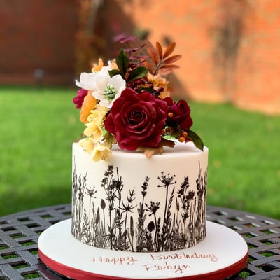 Celebration Cake Sugar Flowers