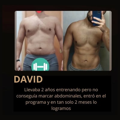 Transformación real de un cliente — antes y después
