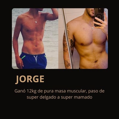 Transformación real de un cliente — antes y después