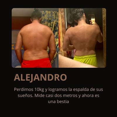Transformación real de un cliente — antes y después