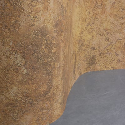 Sinoflexistone material featuring an oxidized surface design, perfect for industrial or rustic wall