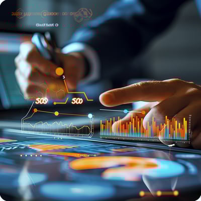 A technology integration expert analyzing data