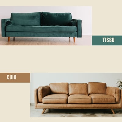 nettoyage canape en tissu et en cuir