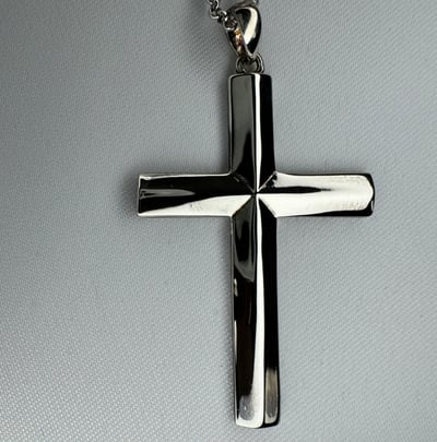 Sterling Silver Heavy Cross Pendant
