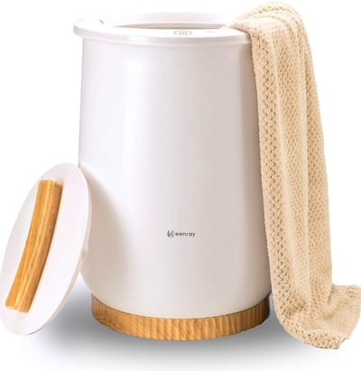 Luxury Towel Warmer Bucket, Large Towel Warmer for Bathroom, Auto Shut Off, Fits Up to Two 40"X70" 