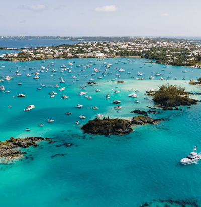 bermuda birds eye view